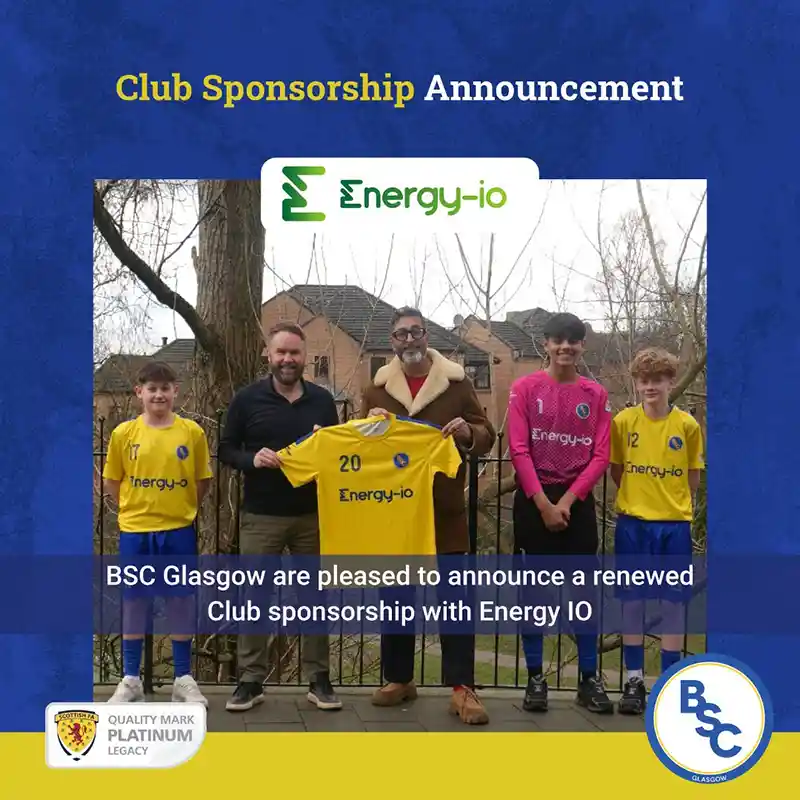 Energy IO is a renewed club-wide Sponsor for 2026/27 season